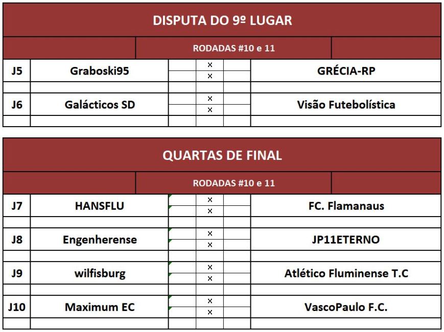 prev disp 9 e quartas